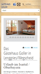 Mobile Screenshot of gaestehaus-goller.de