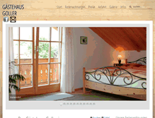 Tablet Screenshot of gaestehaus-goller.de